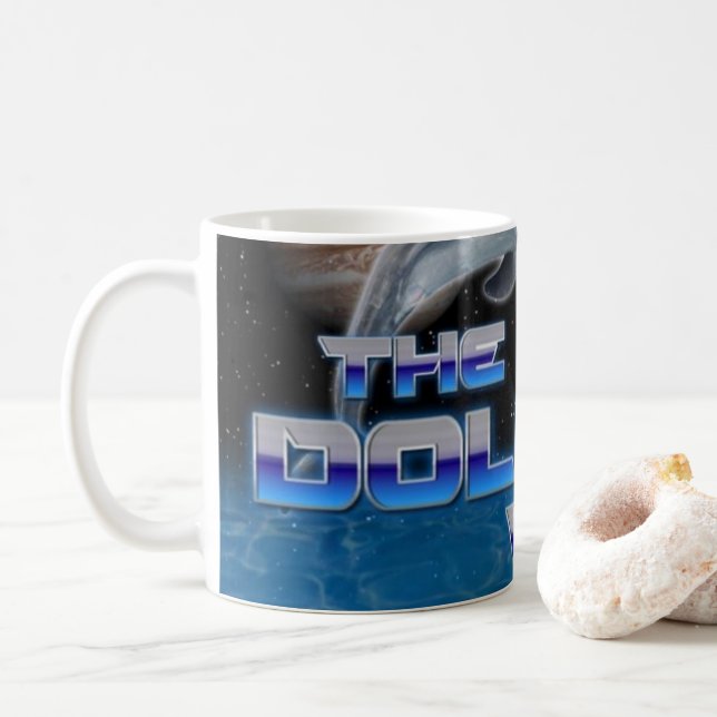 Dolphin Wars Coffee Cup (With Donut)
