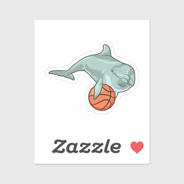 Dolphin with Basketball (Sheet)