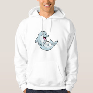 Dolphin with Cup of Coffee Hoodie