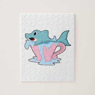 Dolphin with Cup of Water.PNG Jigsaw Puzzle