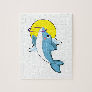 Dolphin with Fitness tires Jigsaw Puzzle