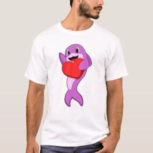 Dolphin with Heart T-Shirt