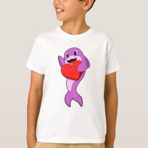 Dolphin with Heart T-Shirt