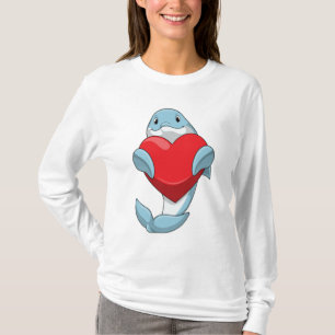 Dolphin with Heart T-Shirt