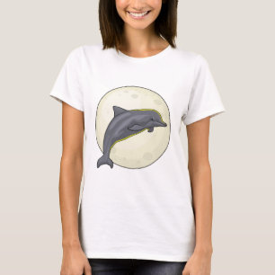 Dolphin with Moon T-Shirt