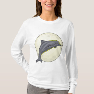 Dolphin with Moon T-Shirt