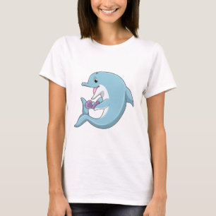 Dolphin with Pearl T-Shirt