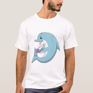 Dolphin with Pearl T-Shirt