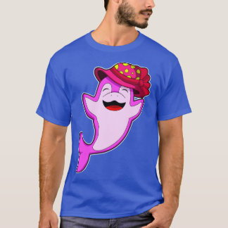 Dolphin with red Hat T-Shirt