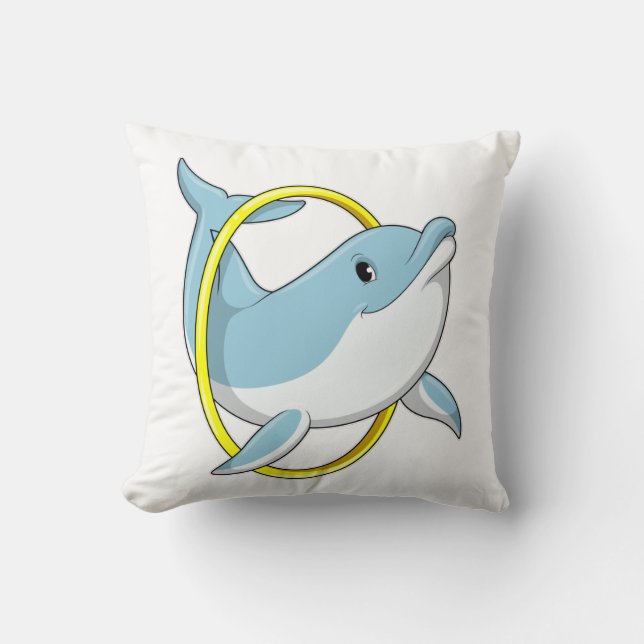 Dolphin with Ring Cushion (Front)