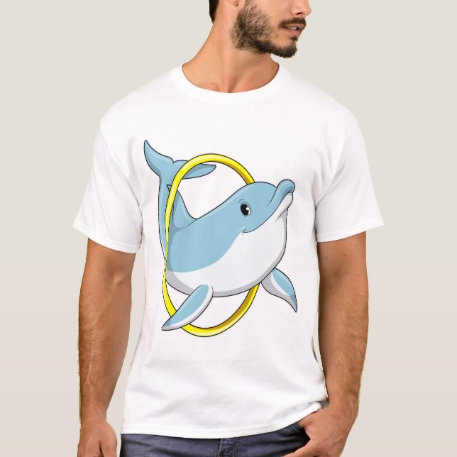 Dolphin with Ring T-Shirt (Front)