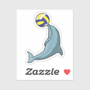 Dolphin with Volleyball