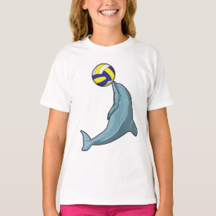 Dolphin with Volleyball T-Shirt