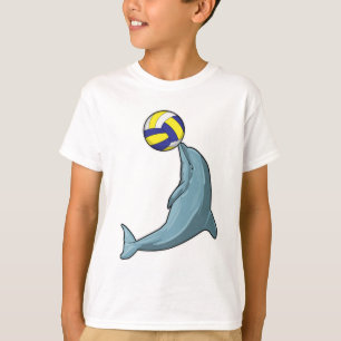 Dolphin with Volleyball T-Shirt
