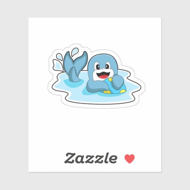 Dolphin with Water polo (Sheet)