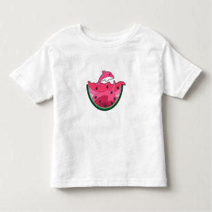 Dolphin with Watermelon Toddler T-Shirt
