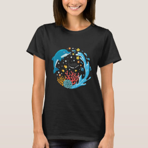 Dolphin Women's Fish Sea Children Dolphin Dolphin T-Shirt