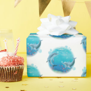 Dolphin World Wrapping Paper
