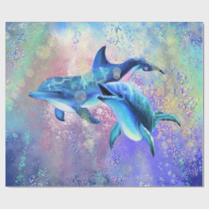 Dolphin Wrapping Paper Gift