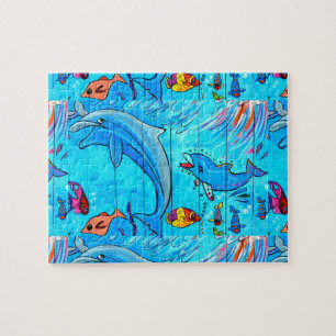 dolphins and tropical fish puzzle