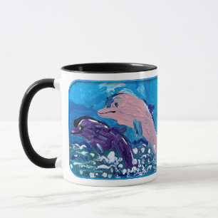Dolphins "Art by Kids" Mug