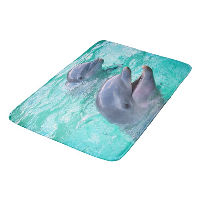 Dolphins Bath Mat (Angled)