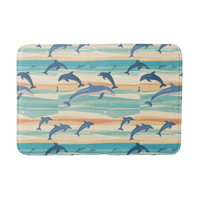 Dolphins Bath Mat (Front)