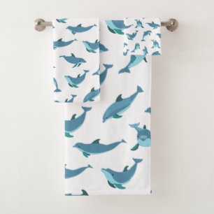 Dolphins Bath Towel Set