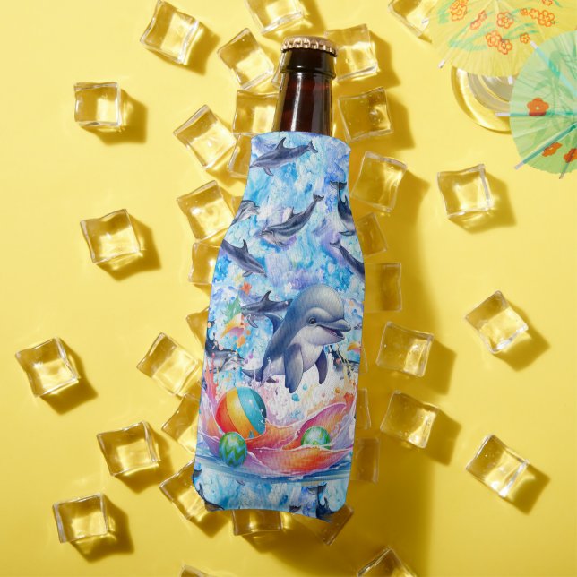 Dolphins Bottle Cooler (In Situ Summer)