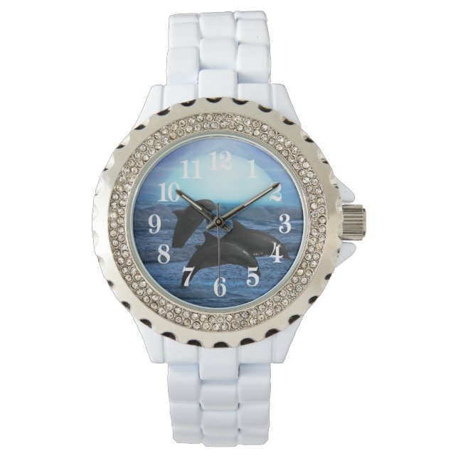 Dolphins by moonlight watch (Front)