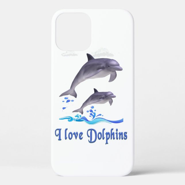 Dolphins Case-Mate iPhone Case (Back)