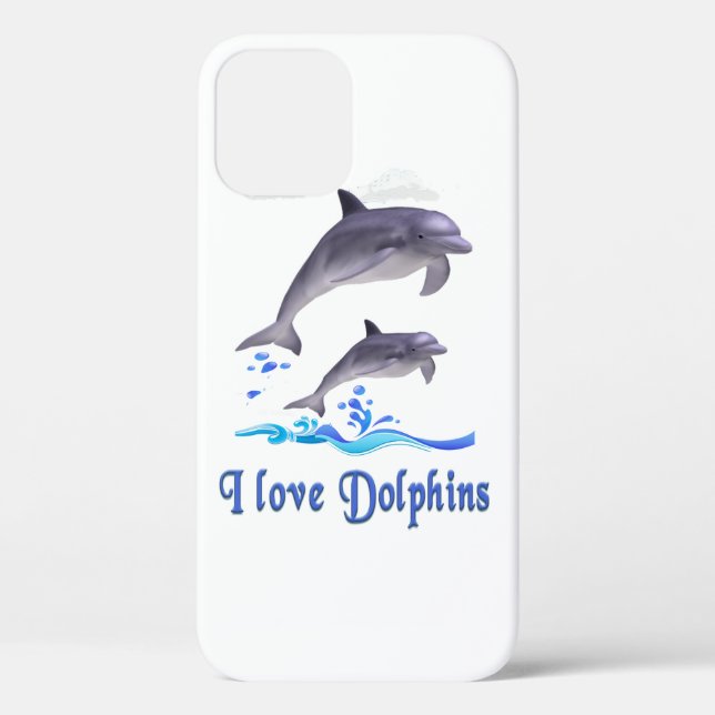 Dolphins Case-Mate iPhone Case (Back)