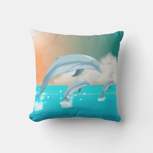Dolphins Cushion (Front)