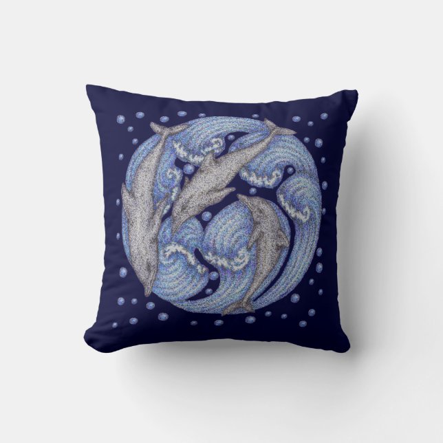 Dolphins Cushion (Front)