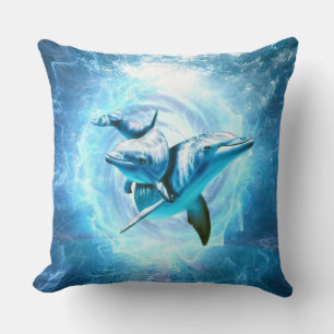 Dolphins Cushion