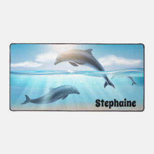 Dolphins Desk Mat