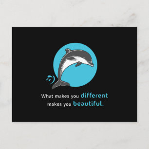 Dolphins Dolphin Ocean Sea Fish Animal Funny Gift Postcard