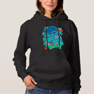 Dolphins Fishes Sea Creatures Aquatic Ocean Hoodie