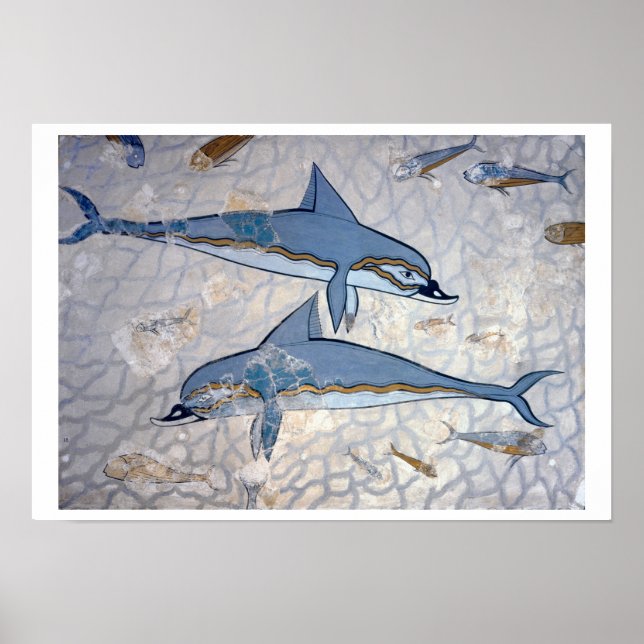 Dolphins (fresco) poster (Front)