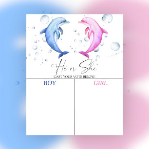 Dolphins Gender reveal He or She chart
