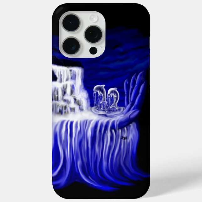 Dolphins , Hand of Times Case-Mate iPhone Case (Back)