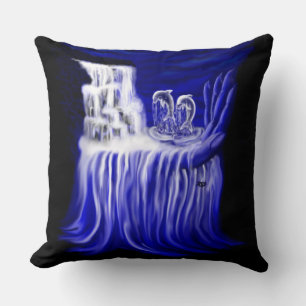 Dolphins , Hand of Times Cushion