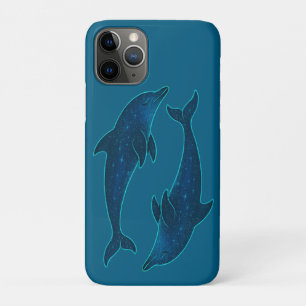 Dolphins in the Deep Blue Sea iPhone 11 Pro Case