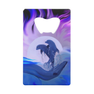 Dolphins in the Moonlight