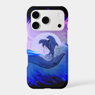 Dolphins in the Moonlight