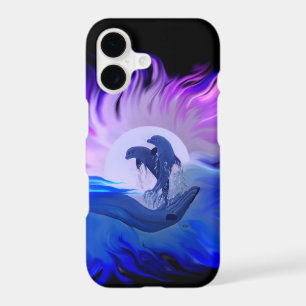 Dolphins in the Moonlight