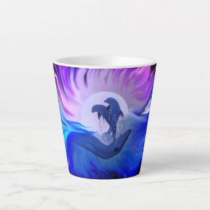 Dolphins in the Moonlight Latte Mug