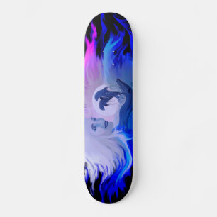 Dolphins in the Moonlight Skateboard