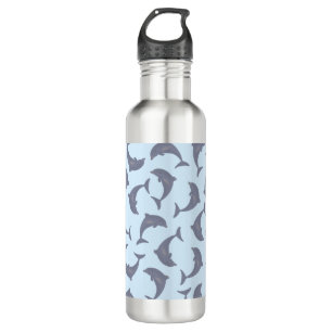 Dolphins in the Sea Pattern 710 Ml Water Bottle