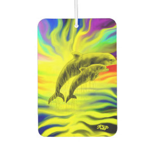 Dolphins in the Sunshine Car Air Freshener